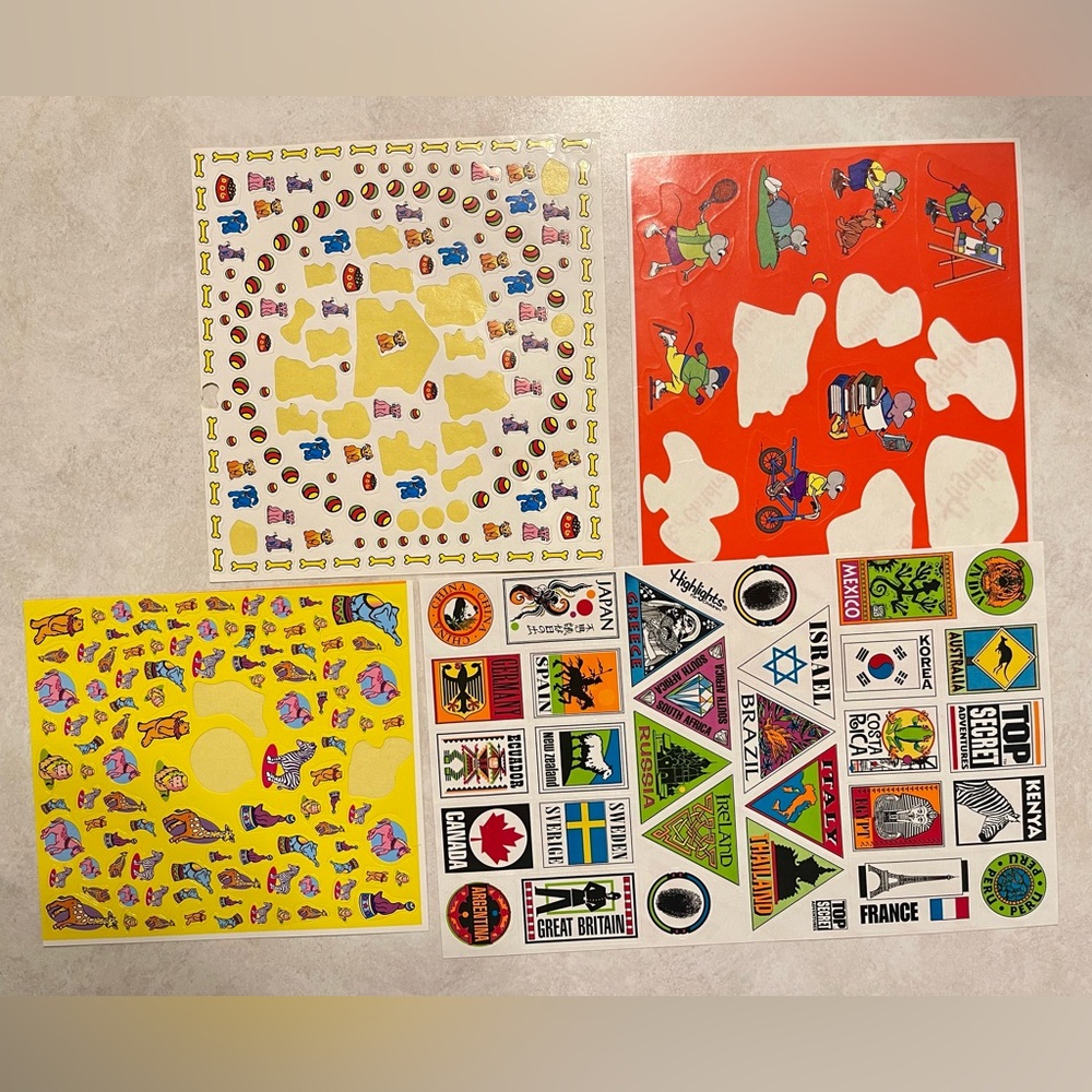 Colorful Assorted Sticker Sheets - Picture 4 of 10